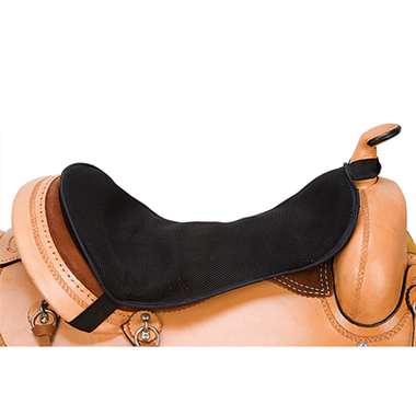 Weaver Leather Gel Seat Saver,Black - Hooves and Paws