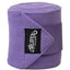 Weaver Leather Horse Polo Leg Wraps Purple Grape Soft Fleece 4 Pack - Hooves and Paws