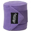 Weaver Leather Horse Polo Leg Wraps Purple Grape Soft Fleece 4 Pack - Hooves and Paws