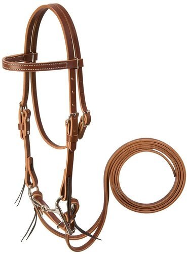 Weaver Leather Mini Sunset Harness Leather Horse Bridle - Hooves and Paws