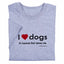 Adult T-Shirt - I Love Dogs Its Humans - Hooves and Paws