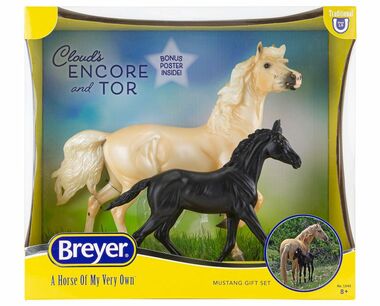 Breyer Horses Traditional Series Encore and Tor Mustang Mare Foal Horse #1840
