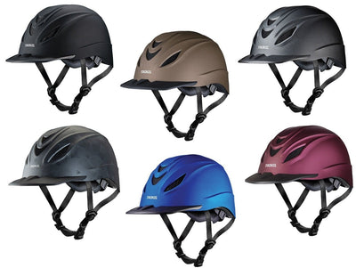Troxel Low Profile Western Safety Riding Duratec Helmet Intrepid - Hooves and Paws