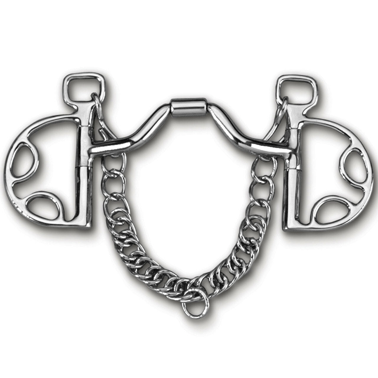 Myler Kimberwick With Stainless Steel Ported Barrel English Bit 5 1/2 Inch Mouth Copper Inlay Mb 33 - Hooves and Paws