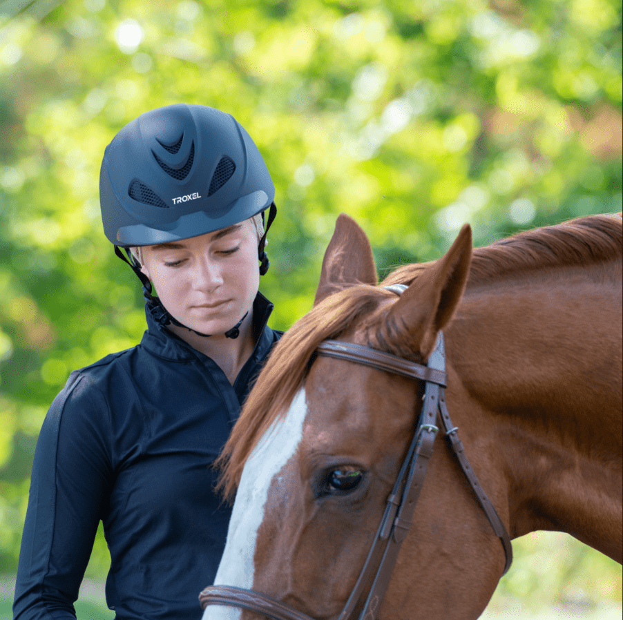 Troxel Low Profile Western Safety Riding Helmet Liberty - Hooves and Paws