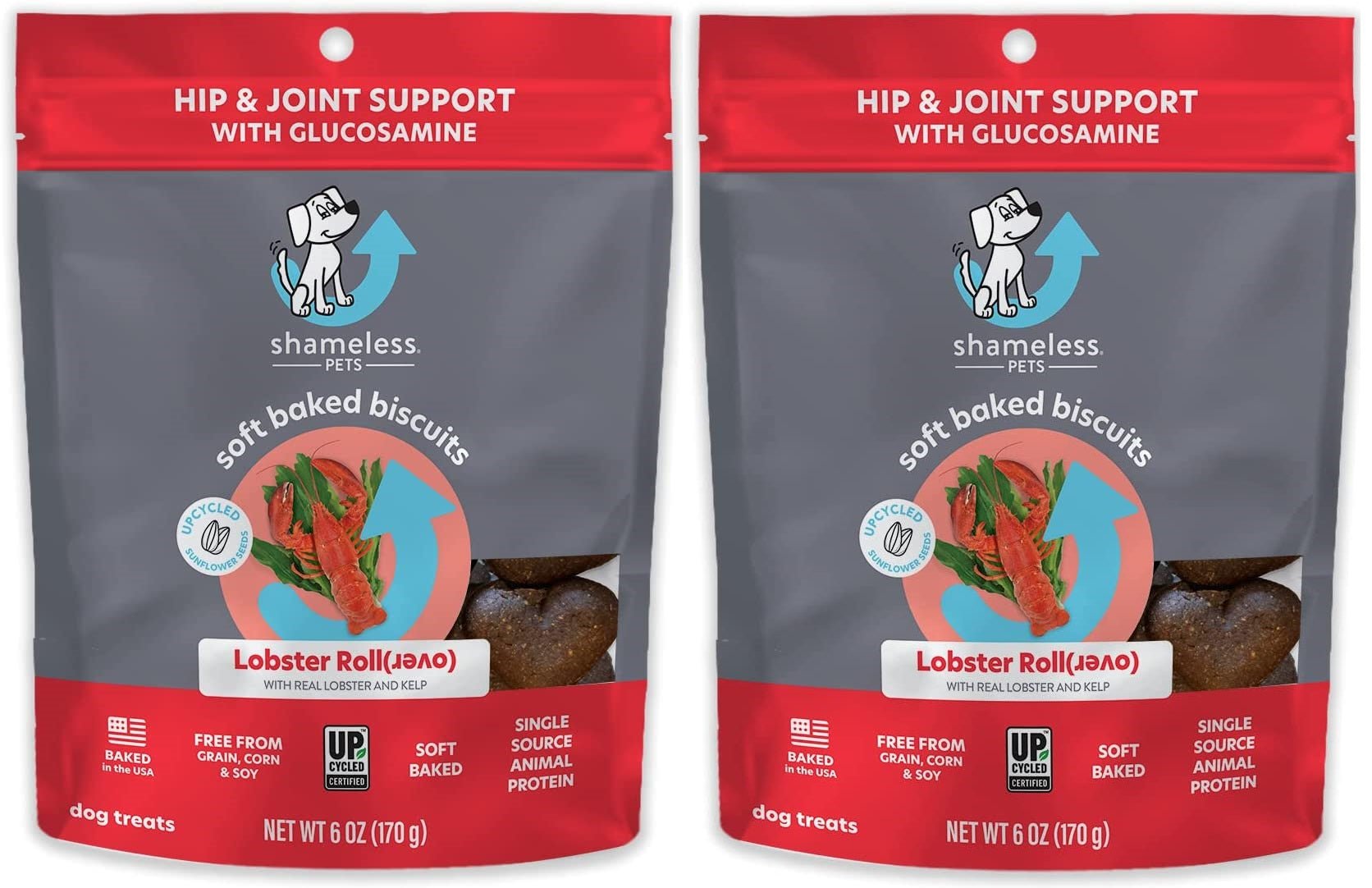 SHAMELESS PETS Soft Dog Treats - Natural Healthy Treats Grain Free Biscuits - Hooves and Paws