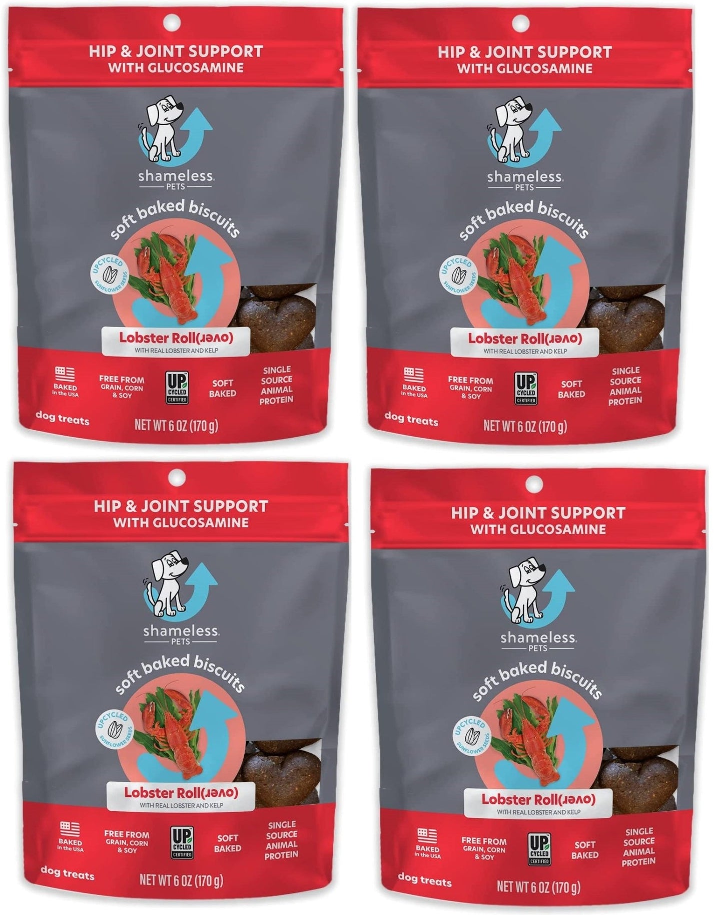 SHAMELESS PETS Soft Dog Treats - Natural Healthy Treats Grain Free Biscuits - Hooves and Paws