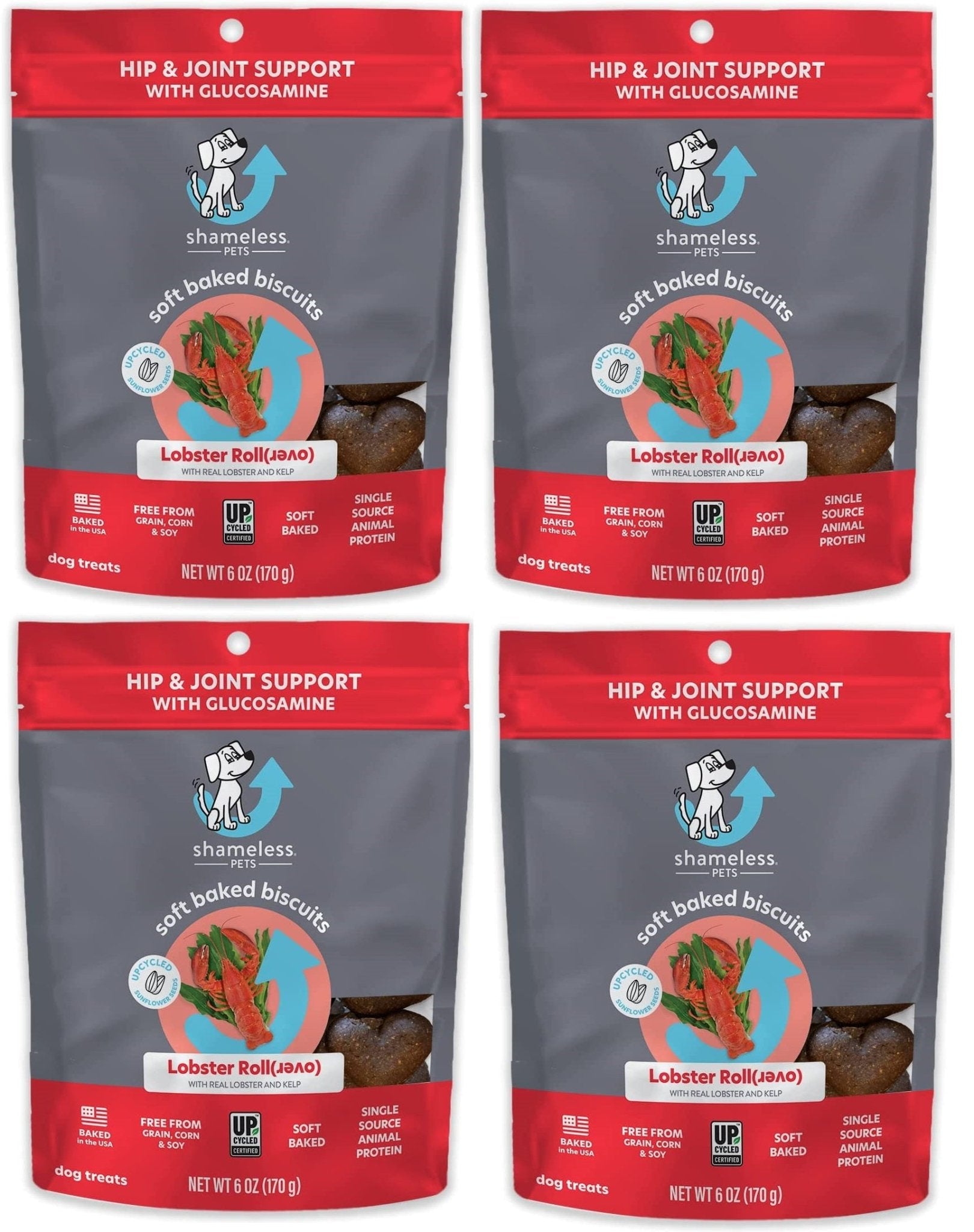 SHAMELESS PETS Soft Dog Treats - Natural Healthy Treats Grain Free Biscuits - Hooves and Paws