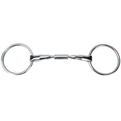 Myler Loose Ring Snaffle 6 Inch Mouth Copper Inlay Stainless Steel Mb 02 - 14mm - Hooves and Paws