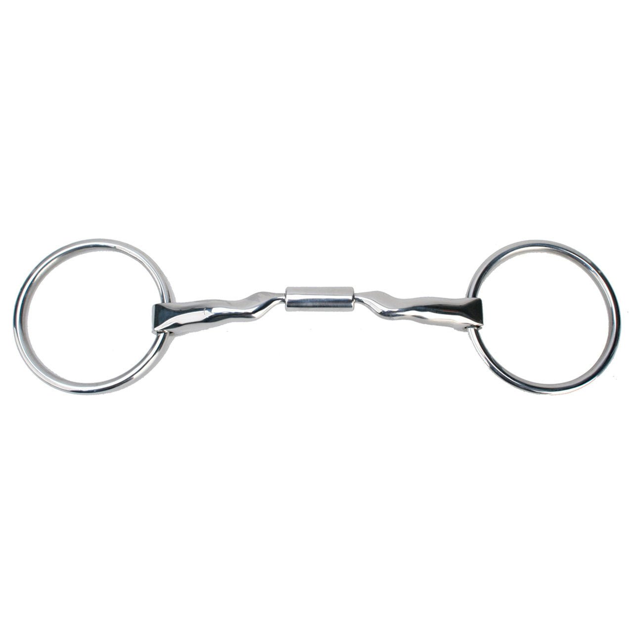 Myler Loose Ring Snaffle 5 1/2 Inch Mouth Copper Inlay Stainless Steel Mb 04 - 14mm - Hooves and Paws