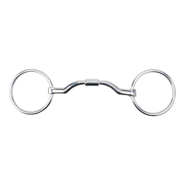 Myler Loose Ring Snaffle With Low Wide Ported Barrel 5 1/4 Inch Mouth Mb 33 WI