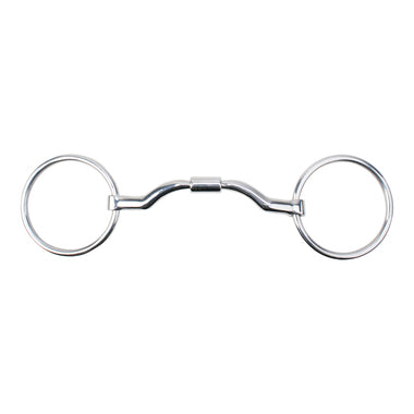 Myler Loose Ring Snaffle With Low Wide Ported Barrel 5 1/2 Inch Mouth Mb 33 WI