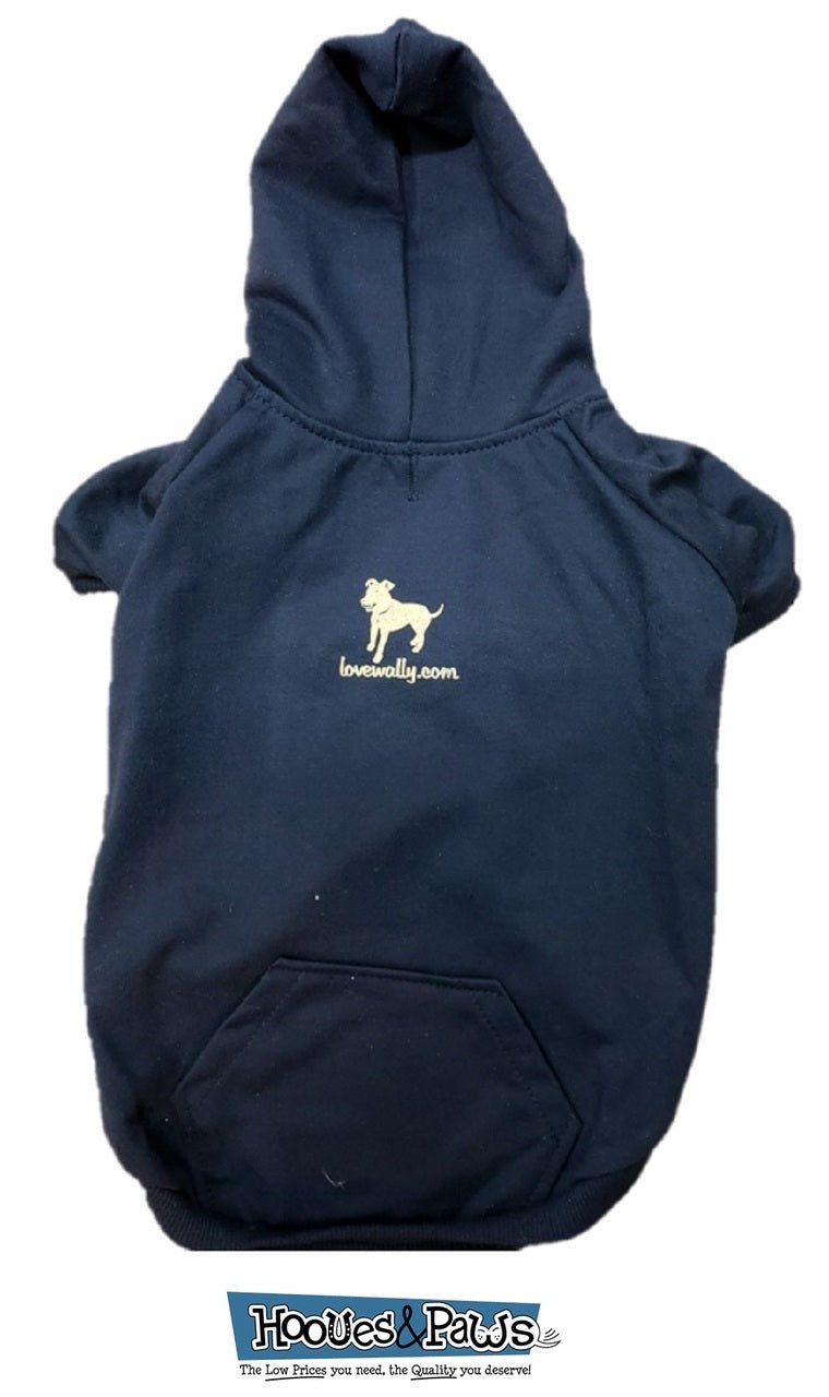 Lovewally Dog Pet Hoodie Sweatshirt Comfortable Navy Blue Jacket - Hooves and Paws