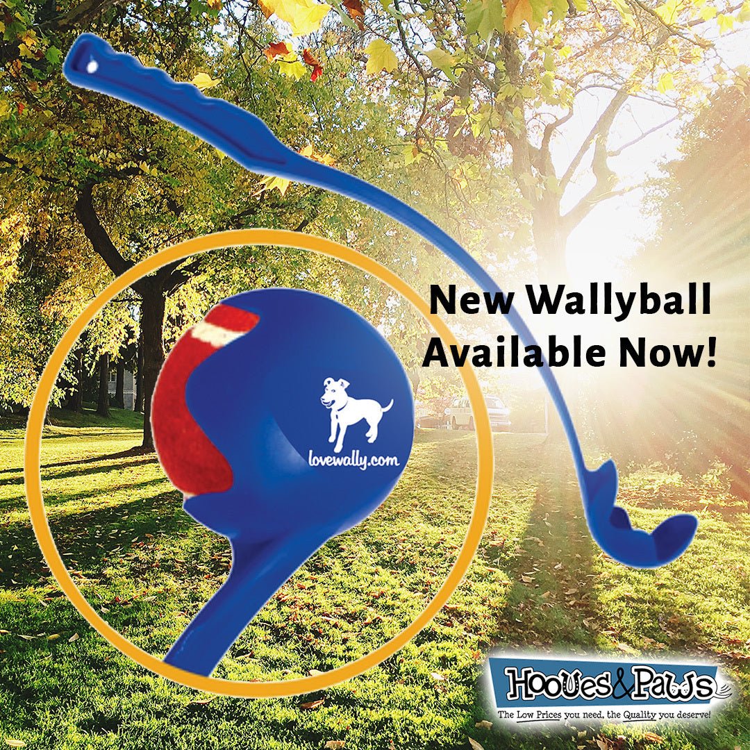 Wally Ball Launcher Dog Toy 19.5” LoveWally Fetch & Retrieve - Hooves and Paws