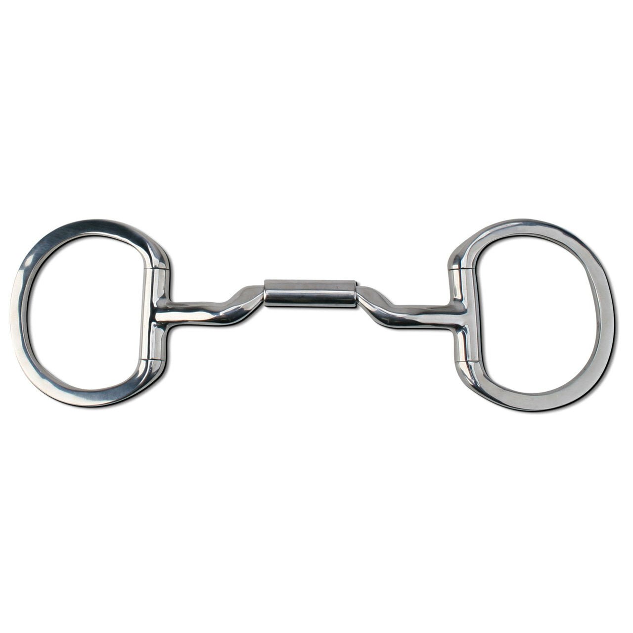 Myler Eggbutt Snaffle Without Hooks With 14mm Mullen Low Port Barrel 5 Inch Mouth W/O Hooks Mb 06 - 14mm - Hooves and Paws