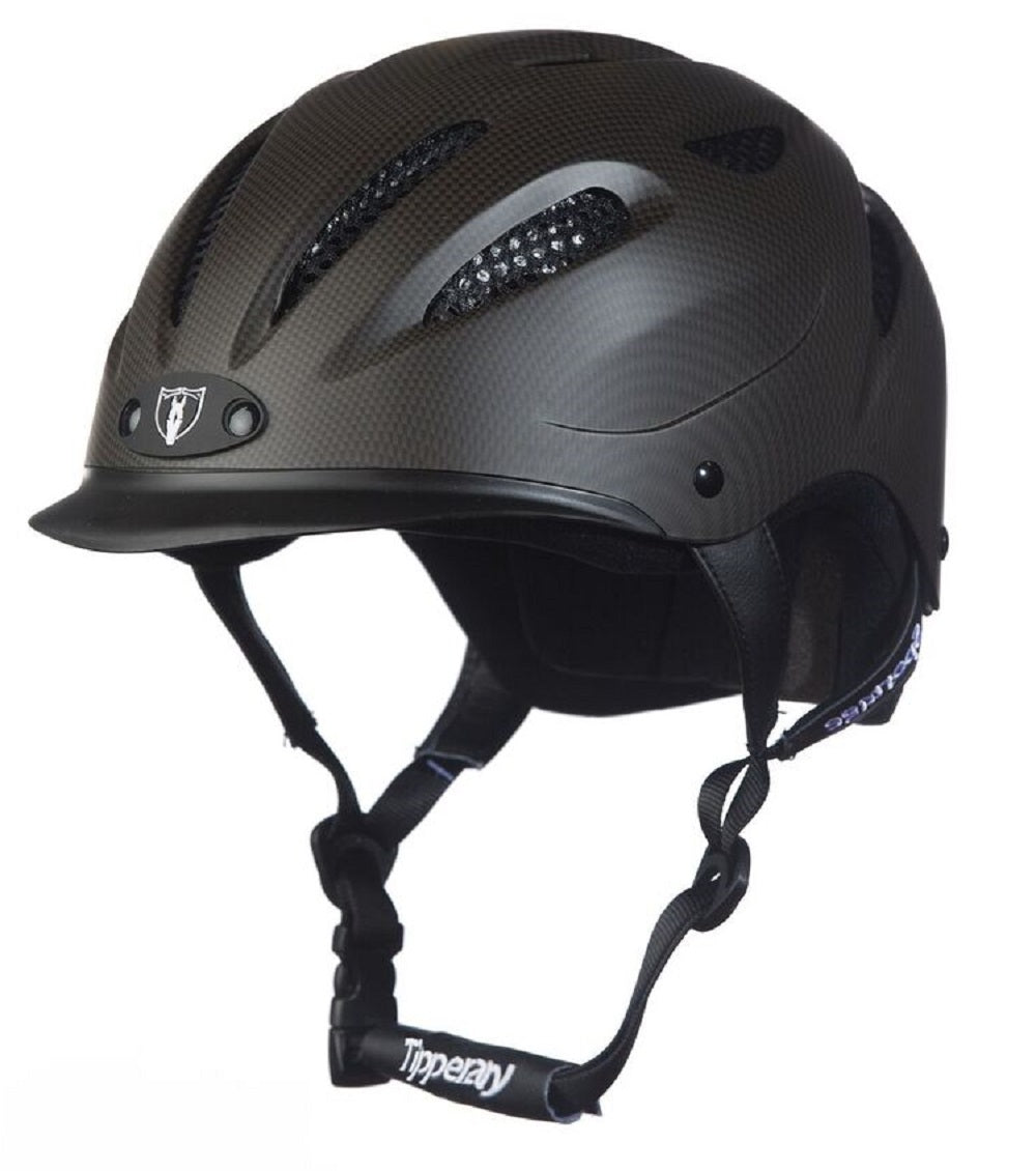 Tipperary Riding Helmet Sportage Low Profile Horse Safety Cocoa Brown 8500