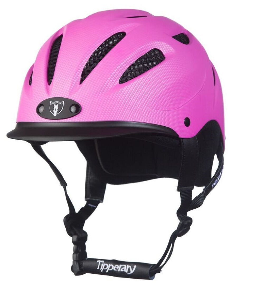 Tipperary Riding Helmet Sportage Low Profile Horse Safety Pink 8500