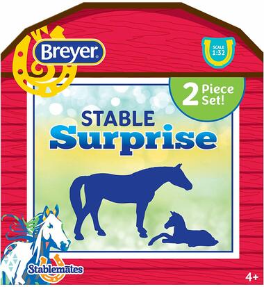 Breyer Mystery Stable Surprise Stablemates Horse 2 Piece Set Model #6049