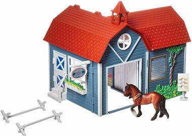 Breyer Riding Camp Barn Set Stablemates Series Horse Model #59212