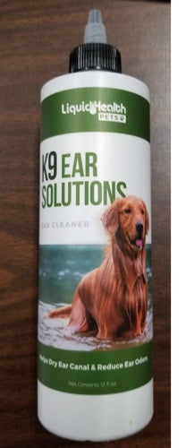 Liquid Health K9 Ear Solution - 12 Oz