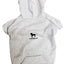 Lovewally Dog Pet Hoodie Sweatshirt Comfortable Grey Jacket - Hooves and Paws