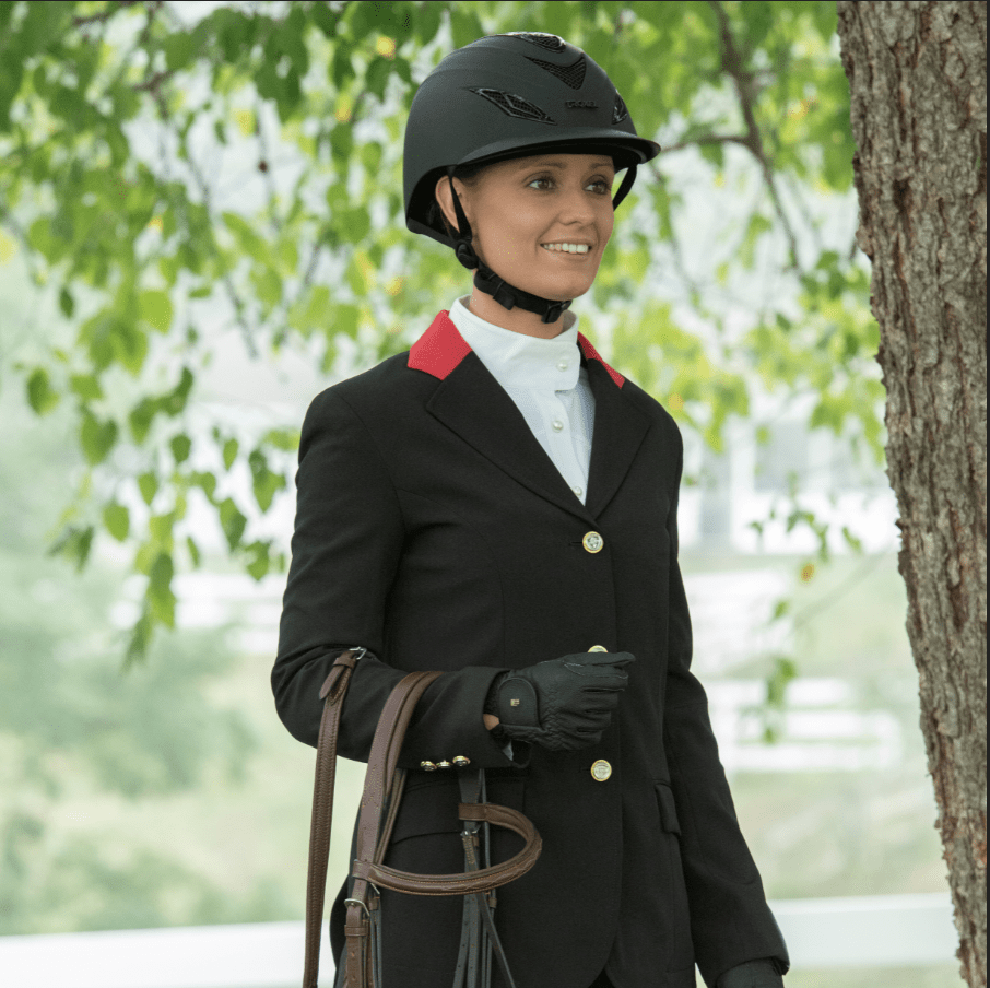 Troxel Riding Show English Helmet Avalon Horse Safety Low Profile Equine - Hooves and Paws