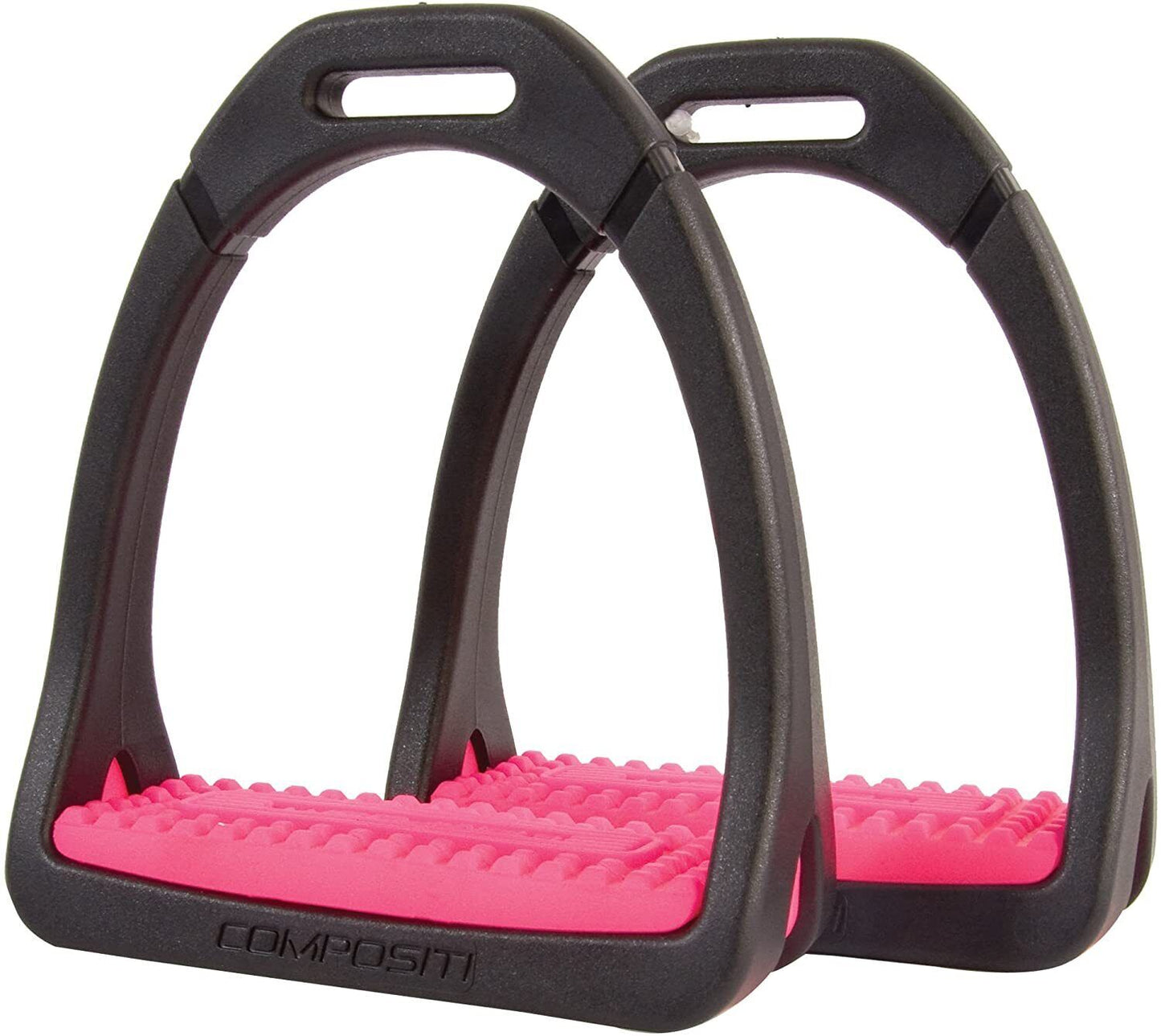 Shires Compositi Premium Profile Horse Equine Stirrups - Hooves and Paws