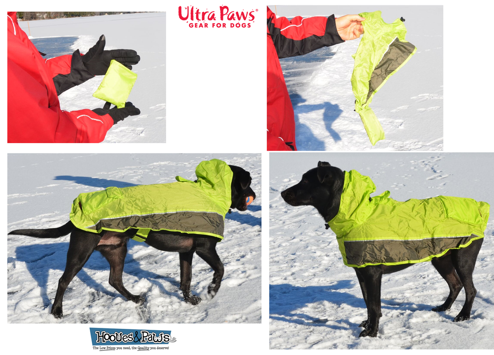 Dog Raincoat Waterproof Outdoor Ultra Paws Pet REFLECTIVE Adventure Gear Pooch Pocket Jacket
