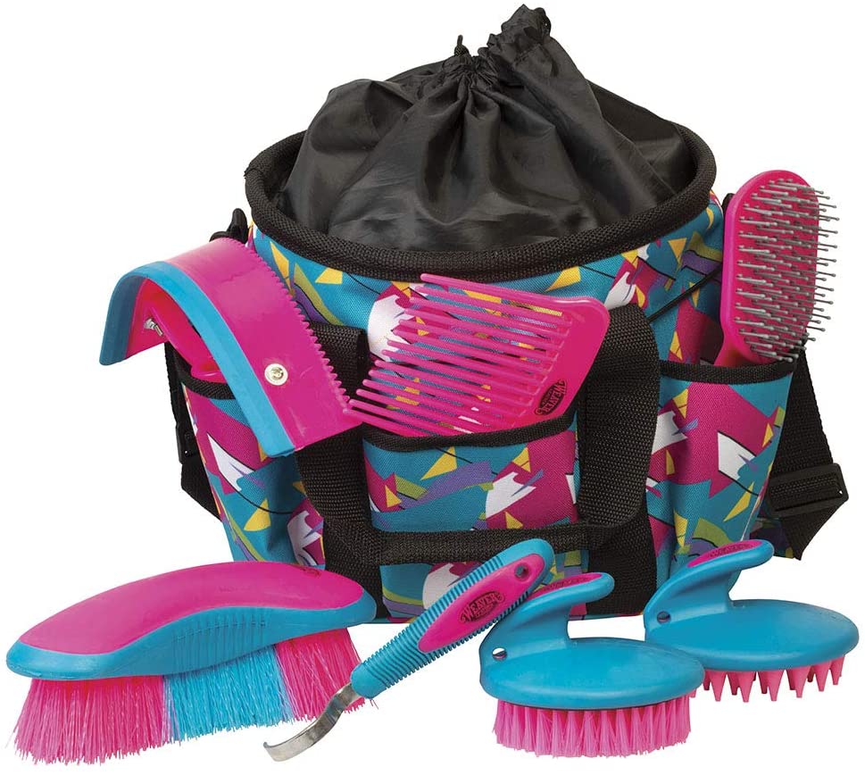 Weaver Leather Horse Equine Grooming Kit 7 - Piece Assortment - Hooves and Paws