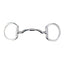 Myler Eggbutt Snaffle Without Hooks With Wide Ported Barrel 5 Inch Mouth Mb 33wl - Hooves and Paws