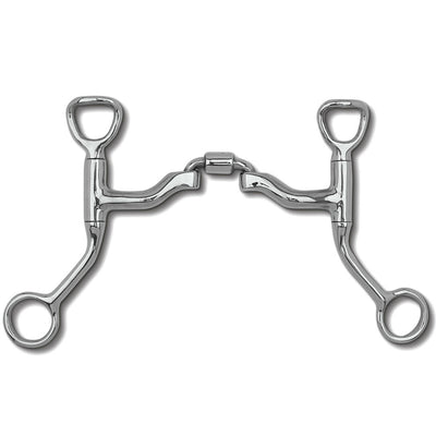 Myler Hbt Shank With Sweet Iron Correctional Ported Barrel Tom Thumb Snaffle 5 Inch Mouth Mb 41pb - Hooves and Paws