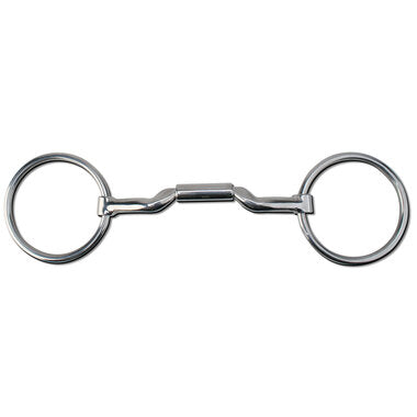 Myler Loose Ring Snaffle With 14mm Mullen Low Port Barrel 5 1/2 Inch Mouth Mb 06-14mm