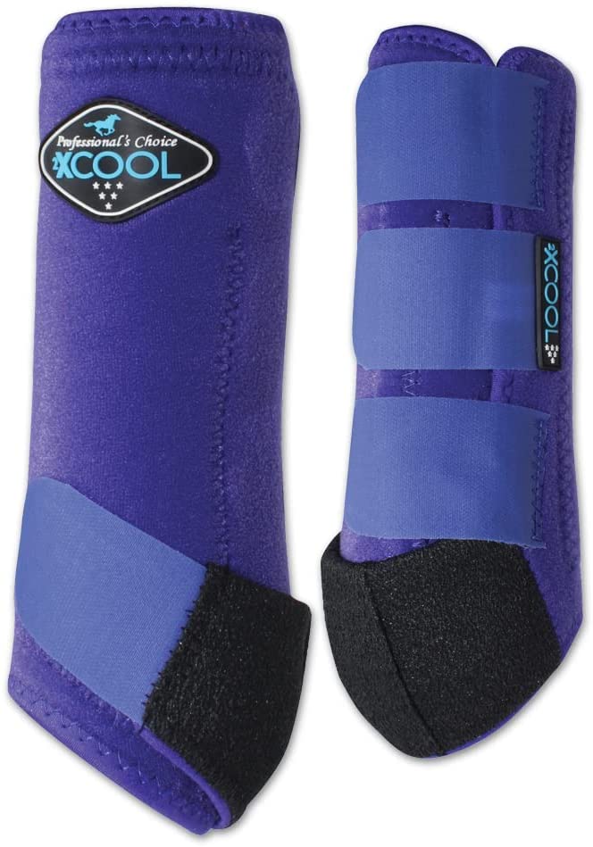 Professional's Choice Sports Medicine 2XCOOL Pattern Horse Equine Boots Front Pair - Hooves and Paws