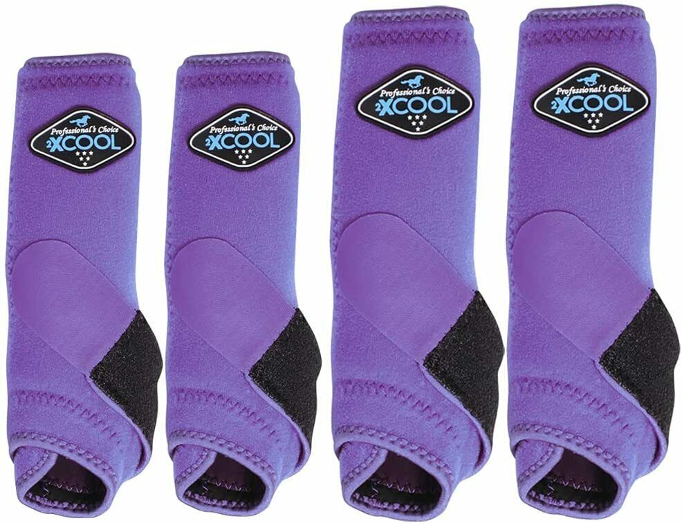 Professional's Choice Sports Medicine 2XCOOL Pattern Horse Equine Boots 4 - Pack - Hooves and Paws