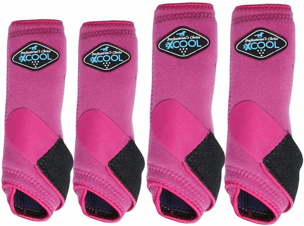 Professional's Choice Sports Medicine 2XCOOL Pattern Horse Equine Boots 4 - Pack - Hooves and Paws