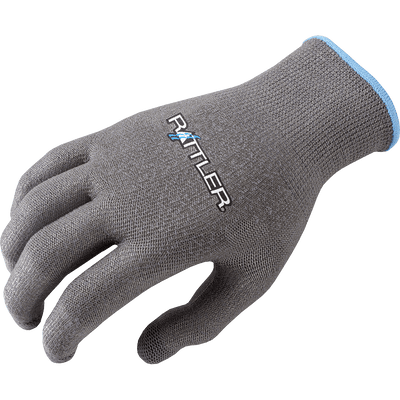 Classic Rope Company Grey Rattler Horse Equine Roping Glove - Hooves and Paws