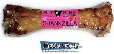 Diggin Your Dog Stash Treats Shankzilla Natural Beef Shank 380g for Large Dogs - Hooves and Paws