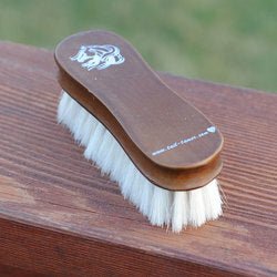 Professionals Choice Small Wooden Goat Hair Brush - Hooves and Paws