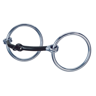 Weaver Leather Bit, Stainless Steel 5'' Sweet Iron Snaffle, 3'' Ring