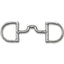 Myler Dee With Hooks With Stainless Steel Low Ported Barrel Narrow Snaffle 5 Inch Mouth Copper Inlay Stainless Steel Wh - 2 Mb 43lp - Hooves and Paws