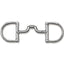 Myler Dee With Hooks With Stainless Steel Low Ported Barrel Narrow Snaffle 5 Inch Mouth Copper Inlay Stainless Steel Wh - 2 Mb 43lp - Hooves and Paws