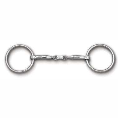 Myler Loose Ring With Stainless Steel French Link Snaffle 6 Inch Mouth Mb 10