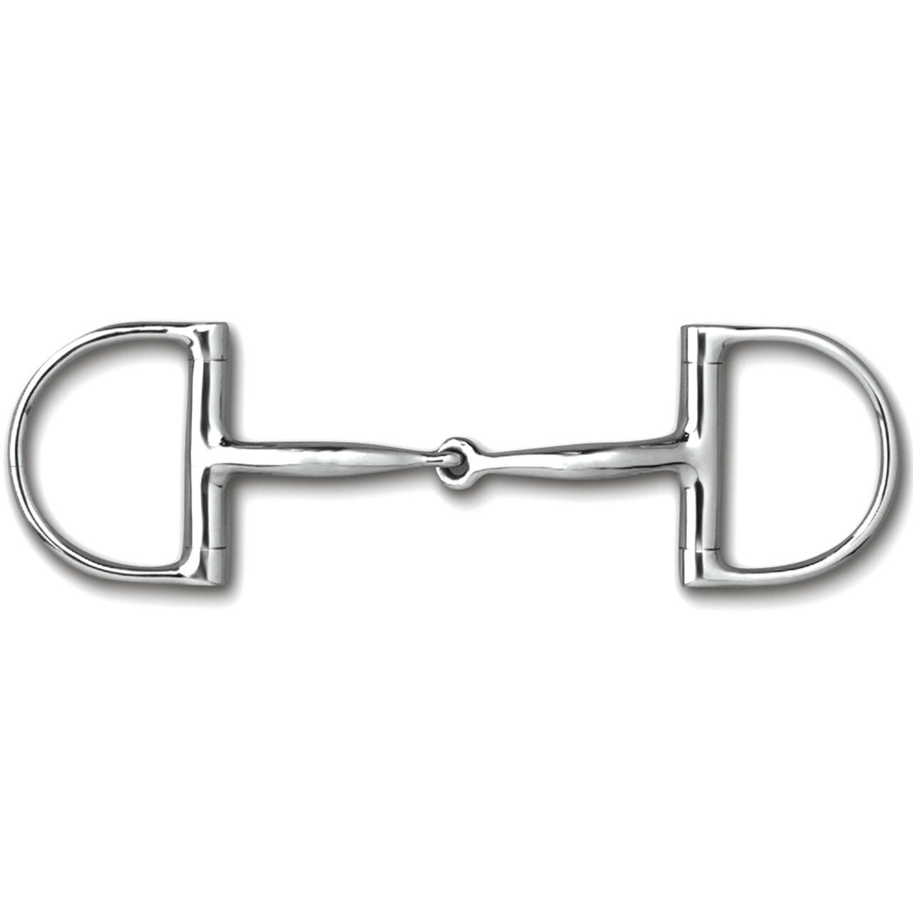 Myler Dee Without Hooks With Stainless Steel Snaffle 4 1/2 Inch Mouth Copper Inlay Stainless Steel Pony Dee Mb 09 - Hooves and Paws