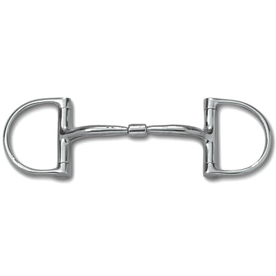 Myler Dee Without Hooks With Stainless Steel Comfort Snaffle 5 Inch Mouth Copper Inlay Mb 01 - Hooves and Paws