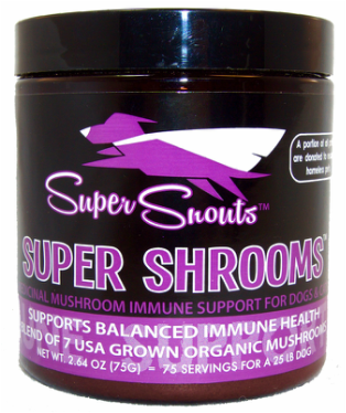 Super Snouts Super Shrooms 75 G Organic Super 7 Medicinal Mushroom Blend
