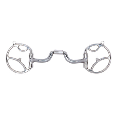 Myler Western Dee With 2 Hooks With Sweet Iron Low Ported Barrel Narrow Snaffle 5 Inch Mouth Stainless Steel Mb 43lp - Hooves and Paws