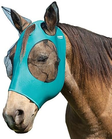 Weaver Leather Equine Coolcore Fly Mask for Horses 37405 - Hooves and Paws