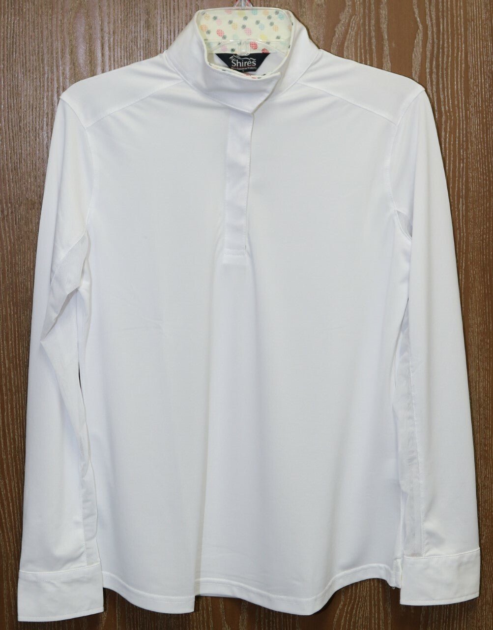 Shires Equestrian Style Show Shirt Long Sleeve Performance Wear Stretch Fabric 87896 - Hooves and Paws