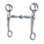Weaver Leather Bit, Nickel Plated 5'' Snaffle Tom Thumb, 6''Cheek - Hooves and Paws