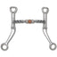 Myler Flat Shank With Sweet Iron Twisted Comfort Snaffle With Copper Roller Mb 03t (5 In. S.I. 03t Mouth) - Hooves and Paws